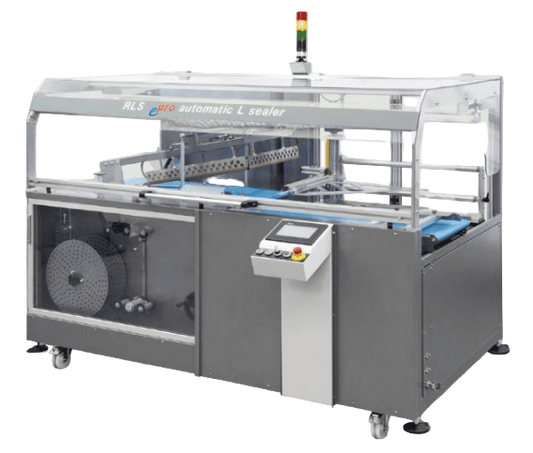 Automatic L tester machine on a white background