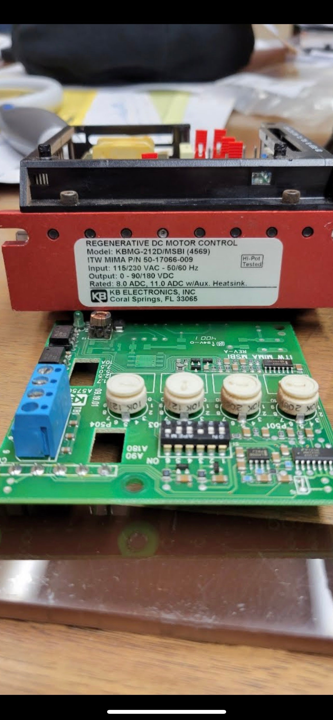 50-17066-009 

Motor Control Board  50-17066-009 