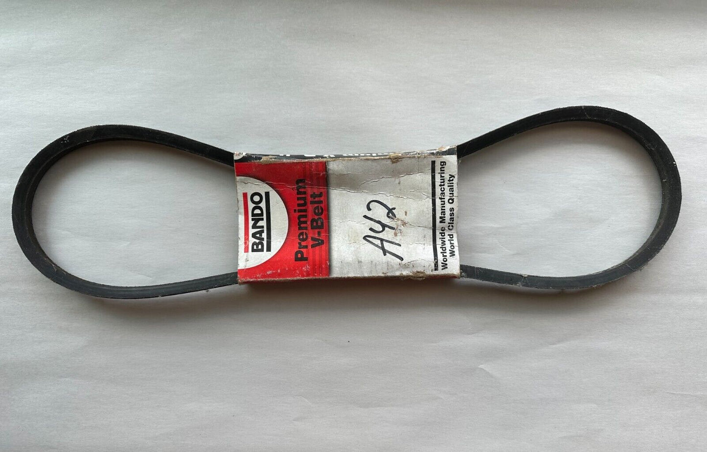 A42 

A42 / 4L440 Vbelt | 44"" Outside Length, 1/2"" Top Width, 11/32"" Thick V-belt 